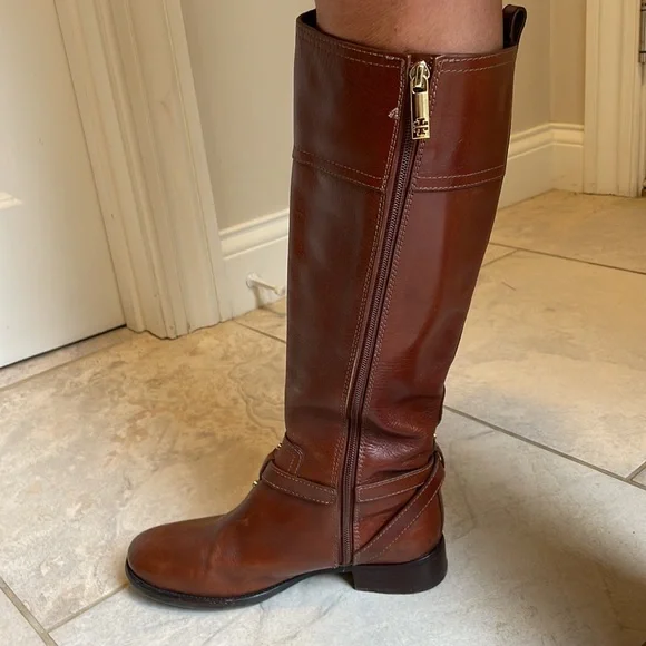 Tory Burch Brown Riding Boots - Picture 4 of 6
